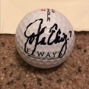 JOHN ELWAY SIGNED GOLF BALL